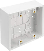 displayLINK Surface Mount Box - white junction box for wall-mounting