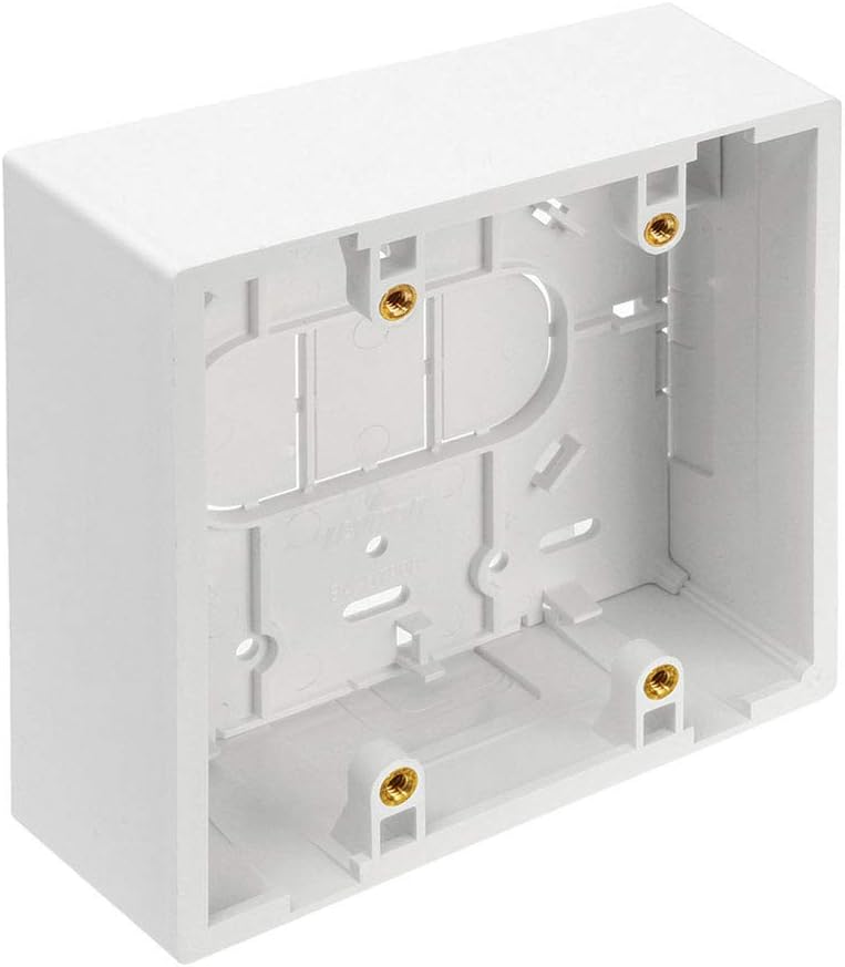 displayLINK Surface Mount Box - white junction box for wall-mounting