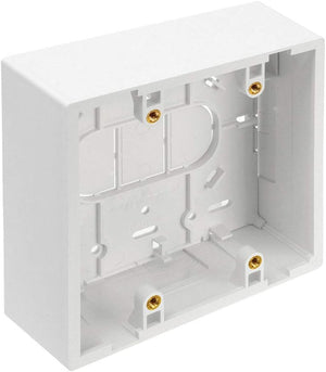 displayLINK Surface Mount Box - white junction box for wall-mounting